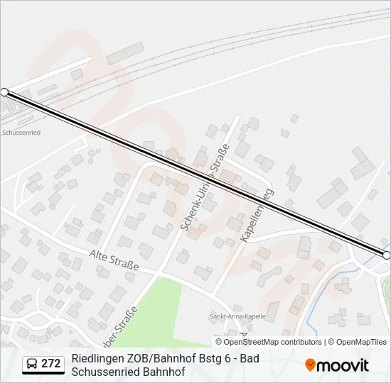 272 Bus Line Map