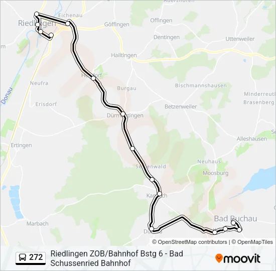 272 Bus Line Map