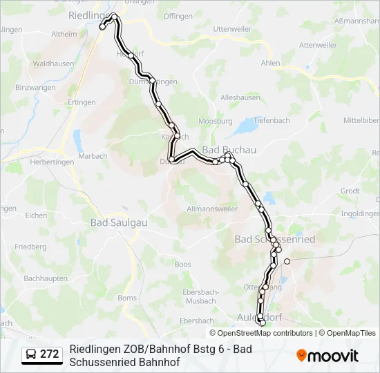 272 Bus Line Map