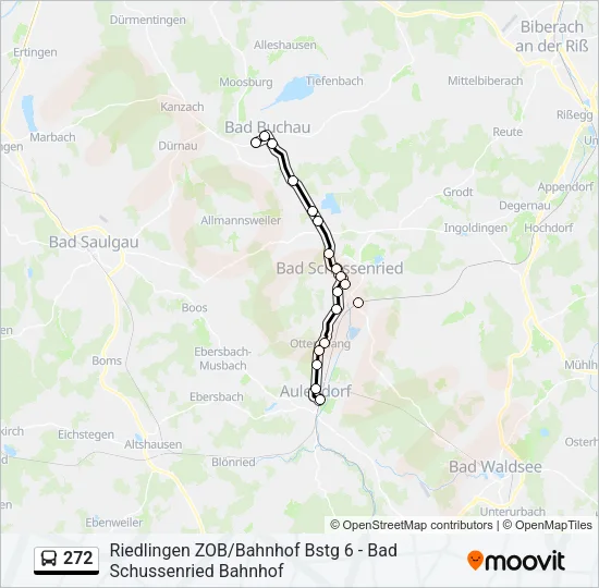 272 Bus Line Map