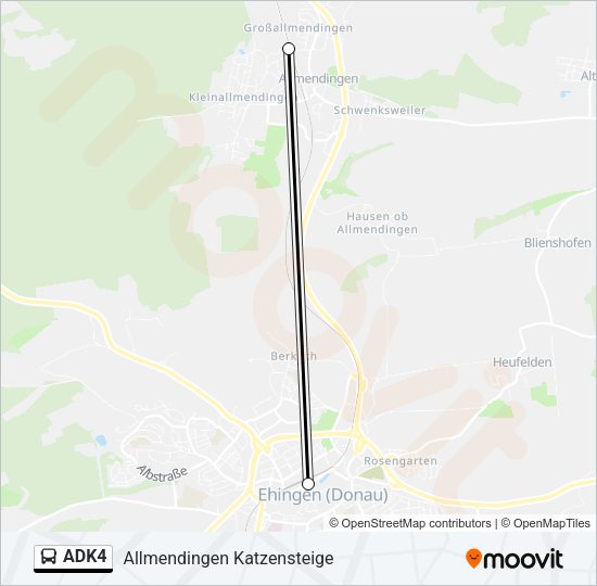 ADK4 Bus Line Map