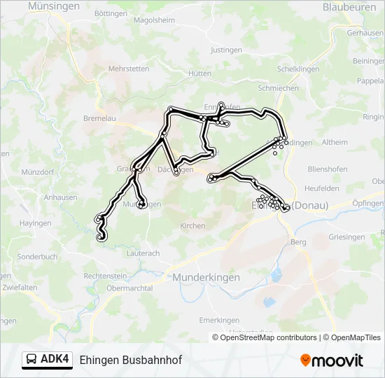 ADK4 Bus Line Map