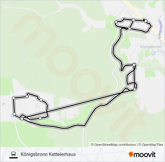 Автобус BÜRGERBUS KÖNIGSBRONN: карта маршрута