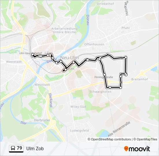 79 Bus Line Map