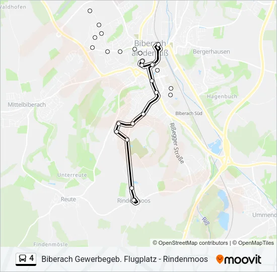 4 Bus Line Map