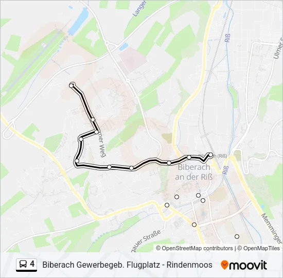 4 Bus Line Map