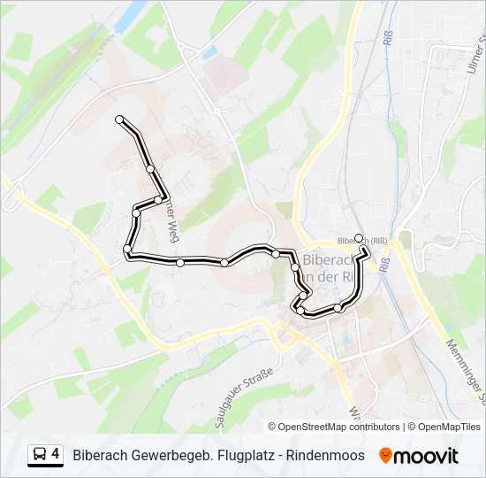 4 Bus Line Map