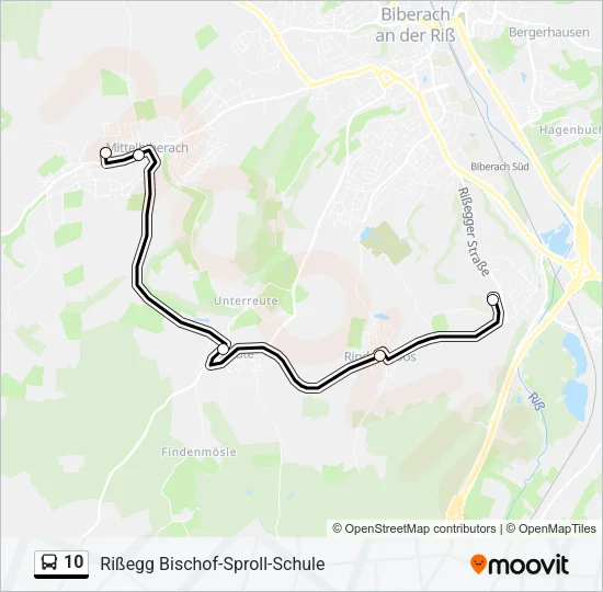 10 Bus Line Map