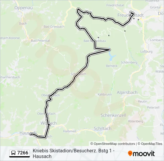 7266 Bus Line Map