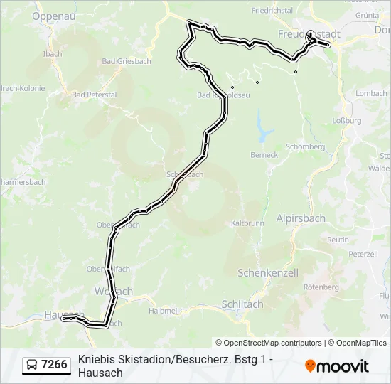 7266 Bus Line Map