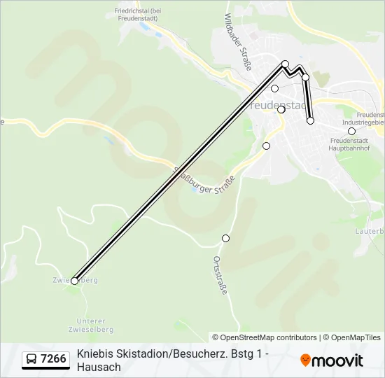 7266 Bus Line Map