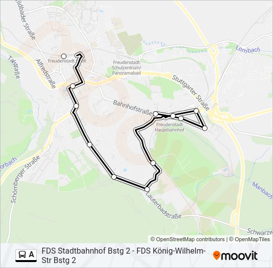 A Bus Line Map