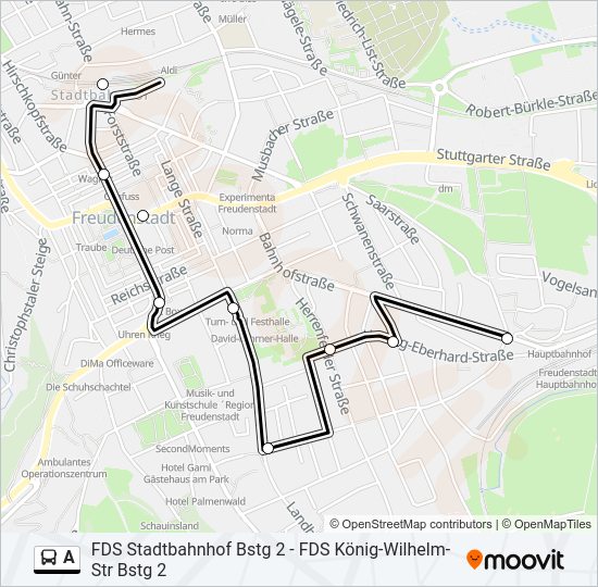 A Bus Line Map