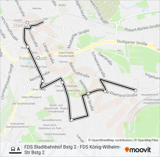 A Bus Line Map