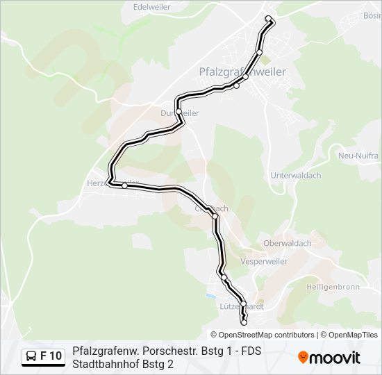 F 10 Bus Line Map