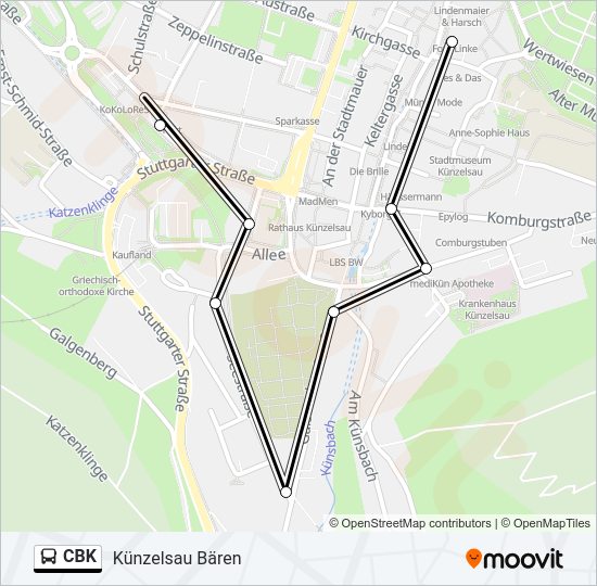 CBK Bus Line Map