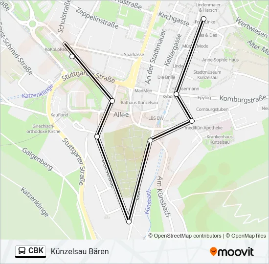 CBK Bus Line Map
