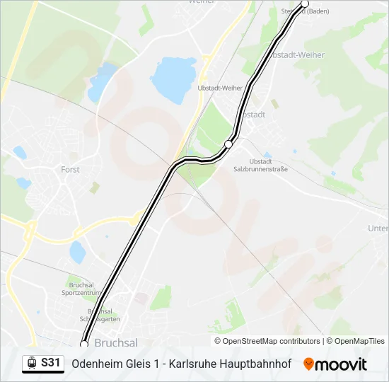 S31 Light Rail Line Map