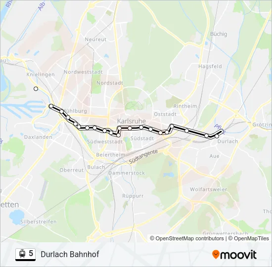 5 Light Rail Line Map