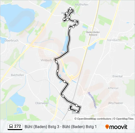 272 Bus Line Map