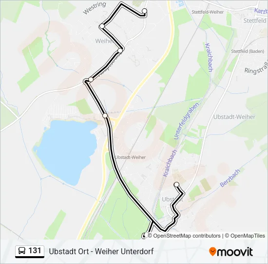 131 Bus Line Map