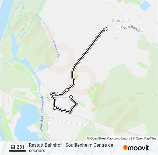 231 Bus Line Map