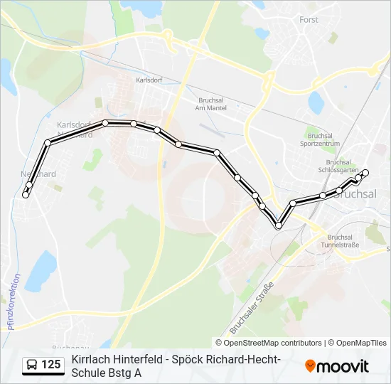 125  Line Map