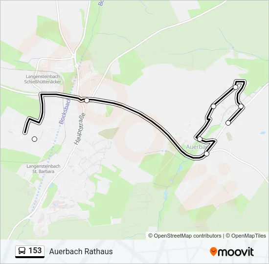 153 Bus Line Map