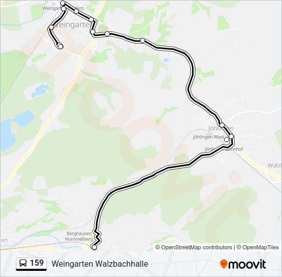 159 Bus Line Map