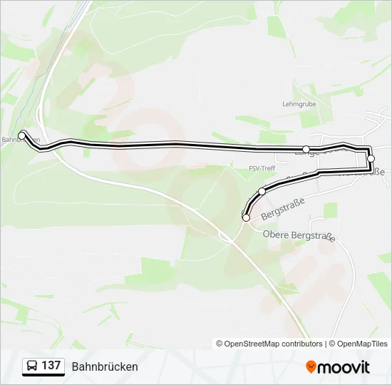 137 Bus Line Map