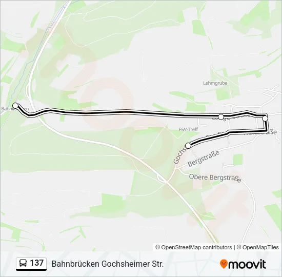 137 Bus Line Map