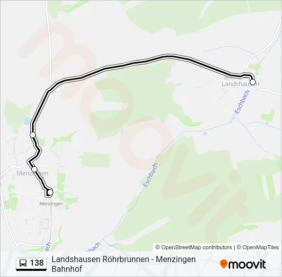 138 Bus Line Map