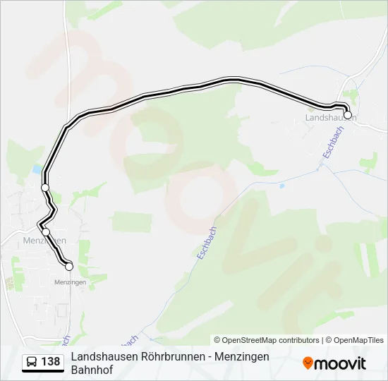 138 Bus Line Map