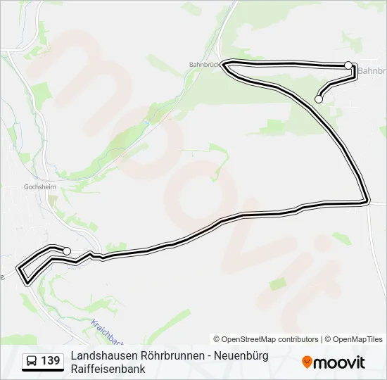 139 Bus Line Map