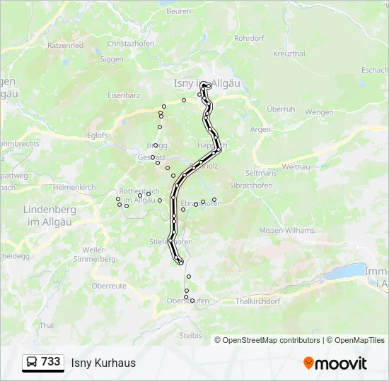 733  Line Map