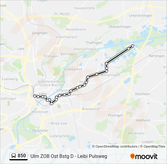 850  Line Map
