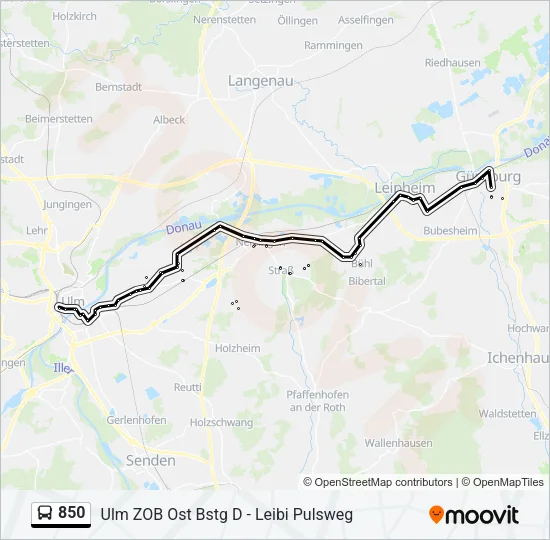 850  Line Map