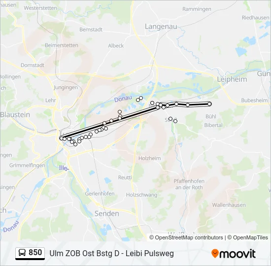 850  Line Map