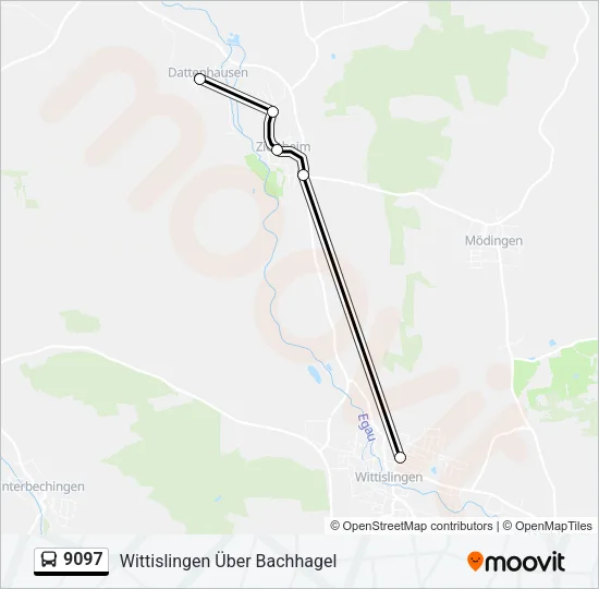 9097 Bus Line Map