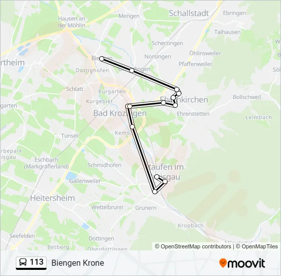 113  Line Map