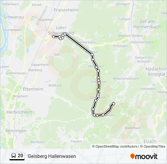 20  Line Map