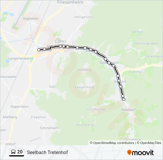 20  Line Map