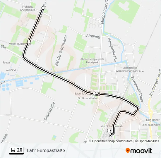 20  Line Map