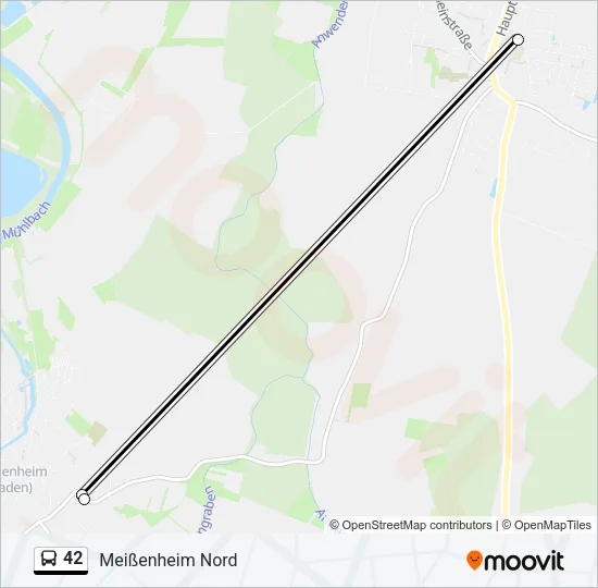 42 Bus Line Map