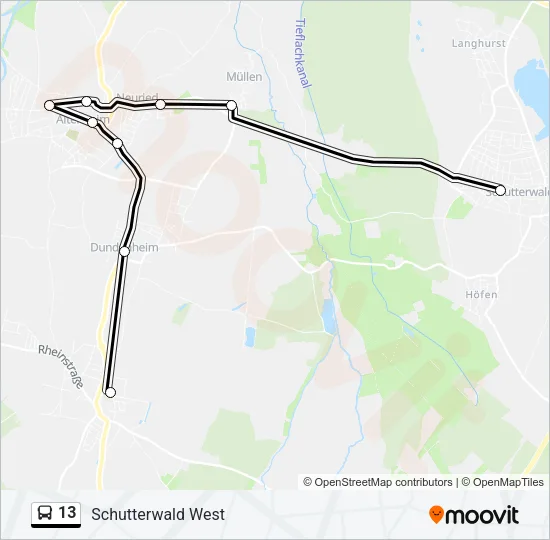 13  Line Map
