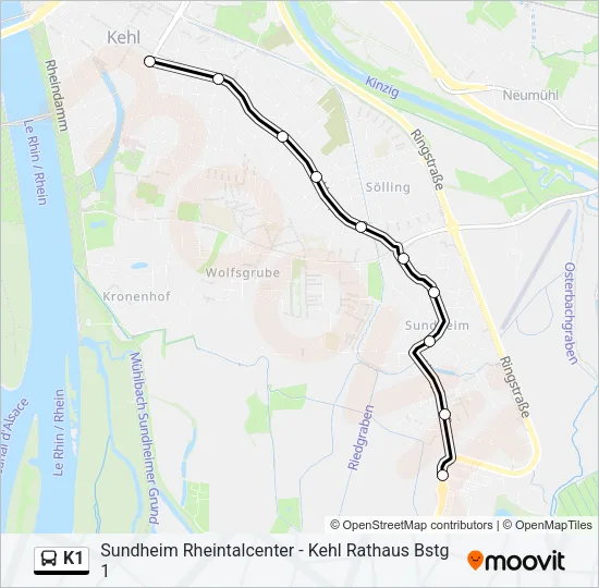 K1  Line Map