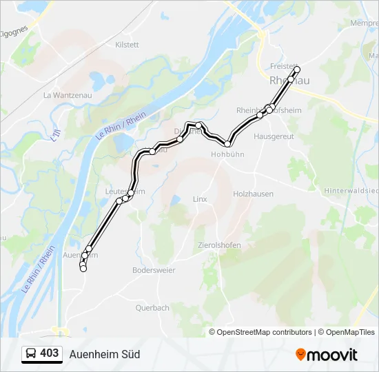 403 Bus Line Map
