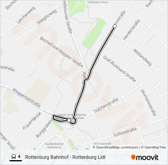 4 Bus Line Map