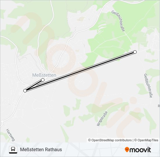 Автобус SHUTTLEBUS-ANKUNFTSZENTRUM: карта маршрута