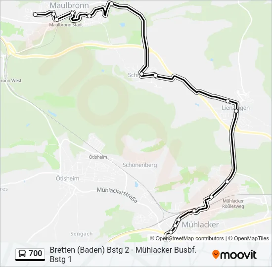 700  Line Map